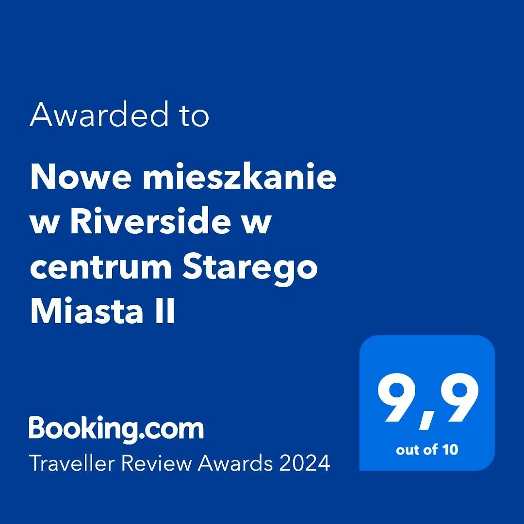 Nowe Mieszkanie W Riverside W Centrum Starego Miasta II Z Parkingiem Gdansk Apartment